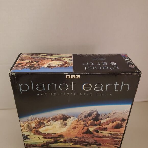 BBC Planet Earth Puzzle 500 Piece Extraordinary World Dallol Ethiopia NEW Sealed - Picture 2 of 9